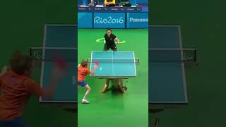 C’est l’effet Para tennis de table ! 🏓Des athlètes qui vous surprendront par leurs techniques !