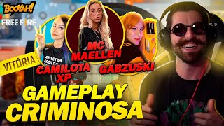 O MELHOR SQUAD DO FREE FIRE - ALOK, CAMILOTA, MAELLEN E GABZUSKI