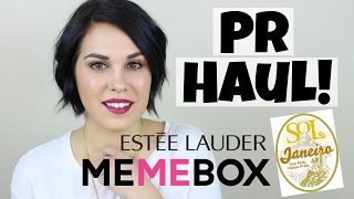 PR Haul & Review! | Estee Lauder, Memebox, Sol De Janeiro, & MORE!