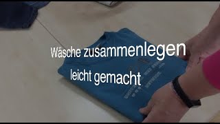 Wäsche zusammenlegen leichtgemacht