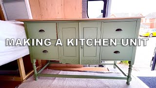 HOW TO MAKE A KITCHEN FOR YOUR CAMPERVAN. Making the Van Kitchen Unit.