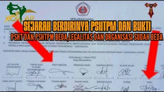 Sejarah Berdirinya Pshtpm Dan Bukti Psht Dan Pshtpm Beda Legalitas Dan Organisasi Sudah Beda