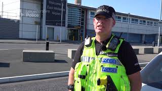 PC Underwood on his role at East Midlands Airport