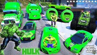 GTA 5 - Stealing HULK CARS with Franklin! (Real Life Cars #245)