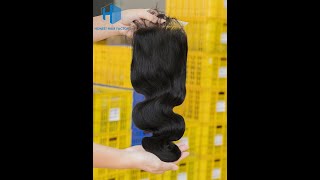 HD body wave Lace Closure- Hand made closure factory!