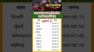 करवा चौथ पर कब निकलेगा आपके शहर में चांद Part 2👈#upay #viral #karwachauth #karwachauthspecial #short