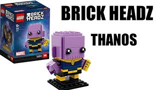 LEGO BrickHeadz set 41605 Thanos | Speed build