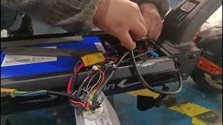 KuKirin G2 Master 011 Tutorial on turning the motor cable before and after error reporting