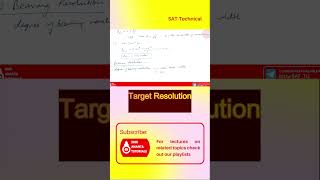 Target Resolution  #communication #electronicsengineering #telecommunication