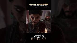 Main Bosses Assassin's creed Mirage #assassinscreed #shorts #youtubeshorts