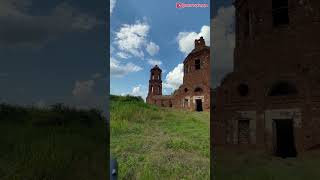 Заброшення церковь в поле!  Красивые места Россия  #shorts #abandoned #заброшка