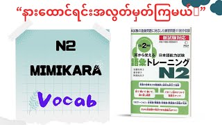 “N2mimikara vocab Day3”with Myanmar voice