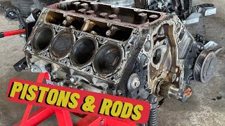 LS Engine Rebuild (Pistons Rods & Timing Chain) Ls1 Ls4 2006 SS Monte Carlo 5.3 Part 5