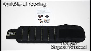 Quickie Unboxing: ADORIC Magnetic Wristband