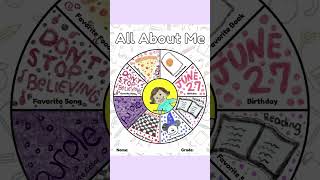 Printable All About Me Back to School Poster #shorts #backtoschool #printables #elementaryschool