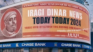 BIG NEWS 😁 Iraqi dinar |Chase Bank Announcement for IQD RV | Iraqi Dinar News Today 2024 |dinar news