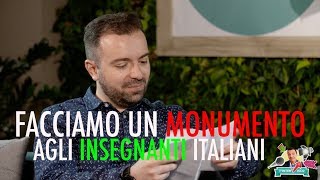 Facciamo un Monumento agli insegnanti italiani | T'interVisco