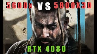 Warzone 2 Season 5 CPU comparison 5600x vs 5800x3d with RTX 4080 4K 1440p 1080p + DLSS