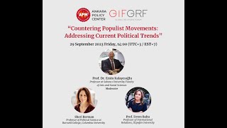 Countering Populist Movements Addressing Current Political Trends