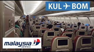 Malaysia Airlines A330-300 Economy Flight Experience: Kuala Lumpur to Mumbai (MH194)