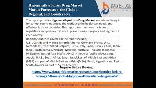 global hypoparathyroidism drug market