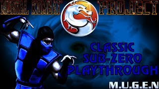 Mortal Kombat Project 4.1 Season 2 Final: Classic Sub-Zero Playthrough (MUGEN) (1080p 60fps)