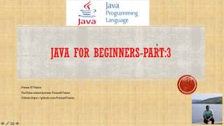 Java Beginners Part 3