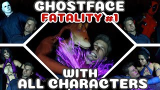 All characters perform Ghostface Fatality #1 - Mortal Kombat 1