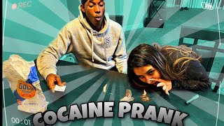 COCAINE PRANK ON BOYFRIEND'S MOM!!! (SHE KICKED US OUT)😱😱