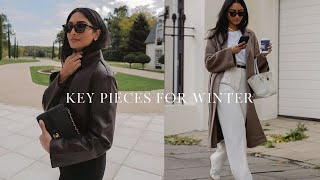 KEY PIECES FOR WINTER | HAUL & LOOKBOOK