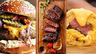 Steak Cooking Compilation: Top Recipes and Pro Tips for Perfect Flavor  #homechefhustle