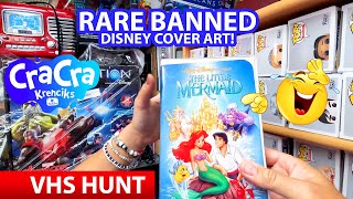 Toy Hunt Michigan leads to RARE Disney VHS Banned for the controversial cover art 🍆 #toyhunt #disney