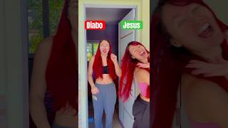 Diabo: COMENTA | Jesus: SE INSCREVE #gabiebi #shortvideo