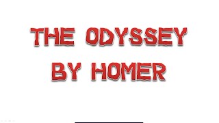 The Odyssey By Homer (audio book)