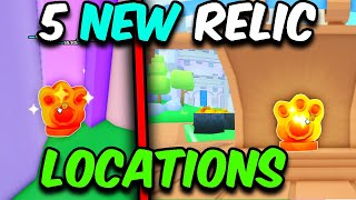 HOW TO FIND ALL 5 NEW RELIC LOCATIONS IN ROBLOX PET SIMULATOR 99