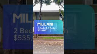 #mililani #condo #hawaiirealestate $535K, HOA only $387!! 1-minute walk to Mililani Shopping Center