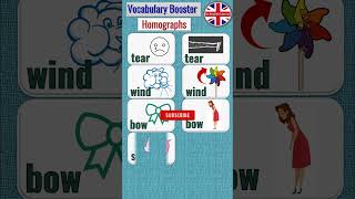 #Vocabulary Booster #Homonyms #Homographs #Learn English