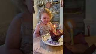 Cute Baby Gets Birthday Cake #77 # shorts