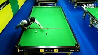 AMBROSIAN SNOOKER - REG. FIBIS LOMBARDIA CAT. B 2020/21 - M. LATIF vs D. MERONI