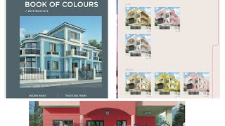 SHADE CARDS - EXTERIOR BOOK OF COLOURS | EXTERIOR PAINTING IDEAS - SHADES - COMBINATIONS - CONCEPTS