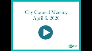 4/6/20 Windsor Heights City Council Zoom Meeting