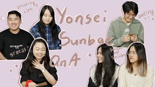 [Yonsei Sunbae] College Q&A (Dealing with Stress, Dating, Living Expenses)