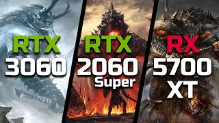 RTX 3060 vs RTX 2060 Super vs RX 5700 XT - Test in 8 Games