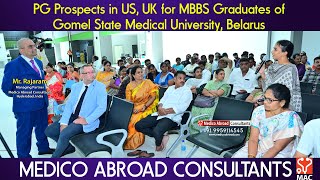 PG in UK, US, Europe for medical graduates explained by Mr.Rajaram, Medico Abroad Consultants