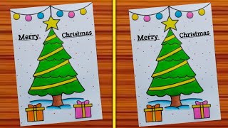 Christmas Card Easy And Beautiful / Christmas Card / Merry Christmas Card / Christmas Card Drawing