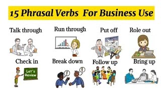 15 Phrasal Verbs for Business Use || #basicenglish #phrasalverbs