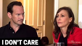 "I don't care" | Vera Farmiga & Patrick Wilson talks about their sobrenatural experiences