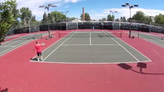 4.5 Singles Tournament Play with Senior Player vs the 40 yr old "kid"