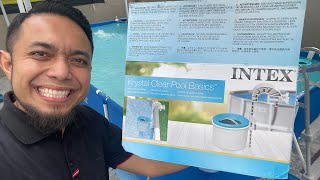 INTEX SKIMMER | review cara pasang dan kualiti air | senang nak jaga | intex kolam renang