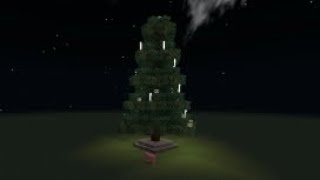 How to Make a Cristmas Tree in Minecraft Credit - @halny_minecraft